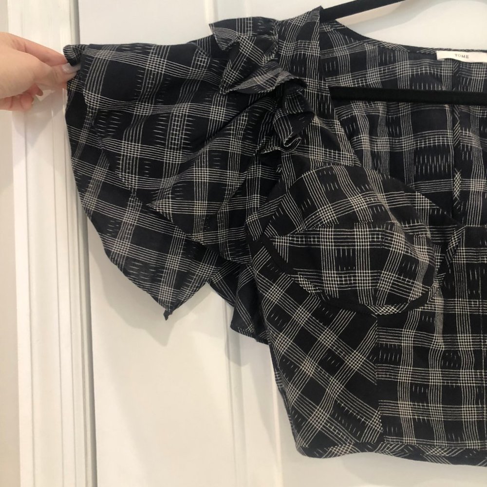 SOLD Tome Plaid Bodice
